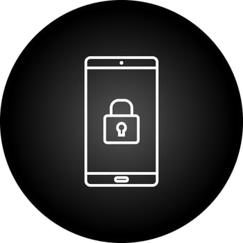 Secure Device Vector Icon