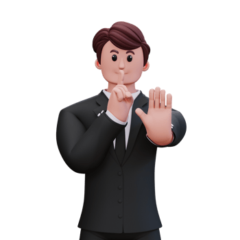 3D Character Businessman png