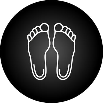 Feet Vector Icon