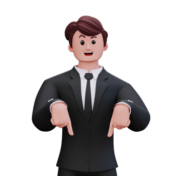3D Character Businessman png