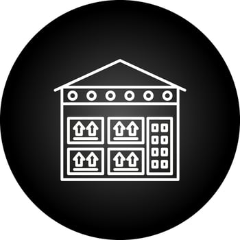 Storage Unit Vector Icon