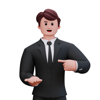 3D Character Businessman png