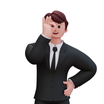 3D Character Businessman png