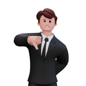 3D Character Businessman png