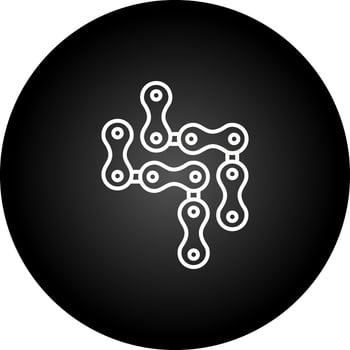 Cycle Chain Vector Icon