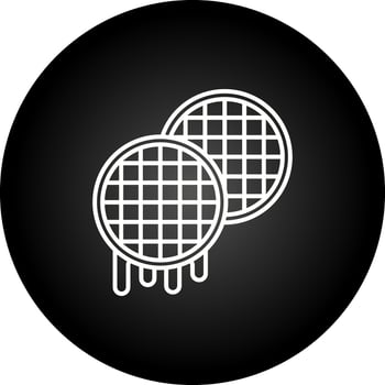 Waffle Vector Icon