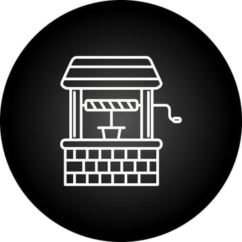 Water Well Vector Icon