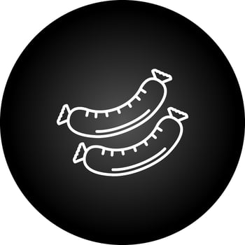 Sausage Vector Icon