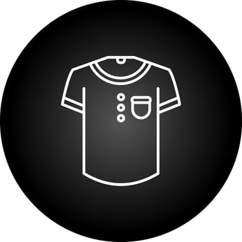 T Shirt Vector Icon