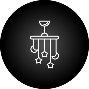 Crib Toy Vector Icon