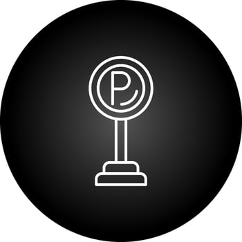 Parking Sign Vector Icon