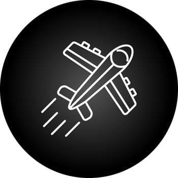 Aeroplane Vector Icon