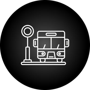 Bus Stop Vector Icon