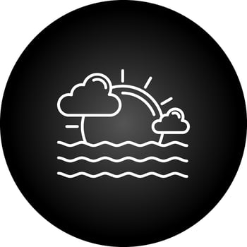 Sunset Vector Icon
