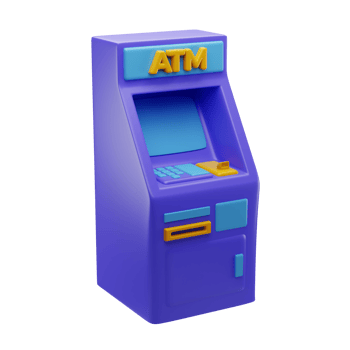 3D ATM Render Illustration png
