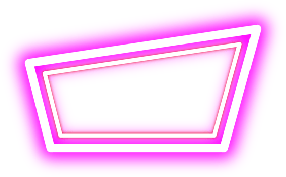 Retro Neon Border. Announcement Board. png