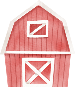 watercolor barn farm png