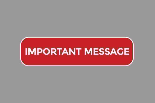 important message vectors.sign label bubble speech important message vector