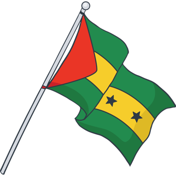 Flag of Sao Tome and Principe png