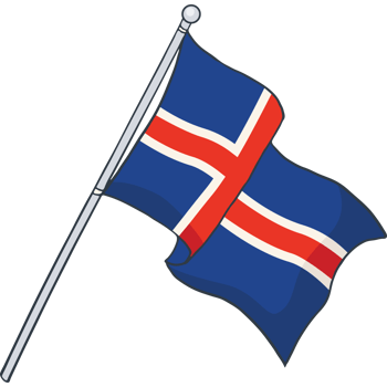 Flag of Iceland png