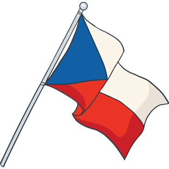 Flag of the Czech Republic png