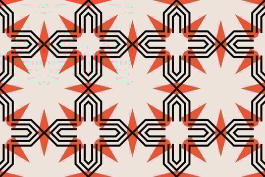 Seamless Infinite Geometric Background Pattern vector