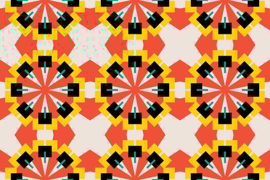 Seamless Infinite Geometric Background Pattern vector