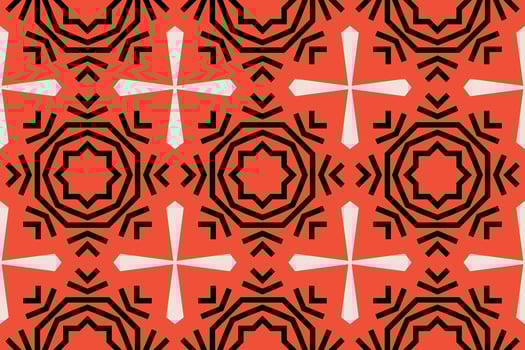Seamless Infinite Geometric Background Pattern vector