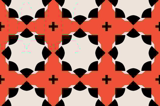 Seamless Infinite Geometric Background Pattern vector