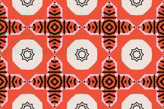 Seamless Infinite Geometric Background Pattern vector