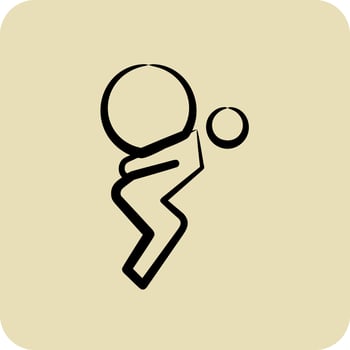 Icon Life Problems. related to Psychological symbol. glyph style. simple illustration. emotions, empathy, assistance vector
