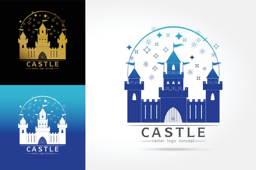 castle  logo vector