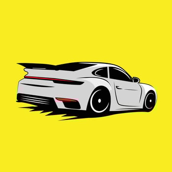 Sports Car Vector Sports Car Silhouette