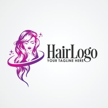 Hair Logo Design vector