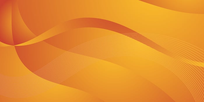 abstract orange colorful wave gradient background vector illustration