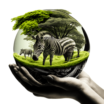 planet earth green clean ecology nature transparent air green trees animals birds. png