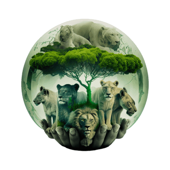 Paper Cut Style World Earth Day, png