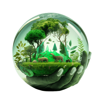 Green Earth Day Hands Hold Earth Protect Earth, png