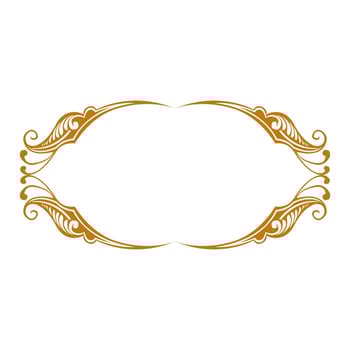 vintage floral ornament. decorative vector frames and borders.