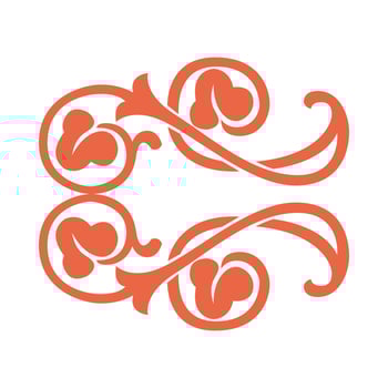 vintage floral ornament. decorative vector frames and borders.