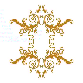 vintage floral ornament. decorative vector frames and borders.