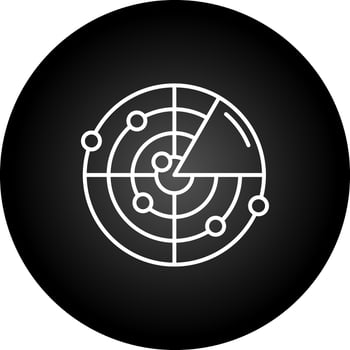 Radar Vector Icon