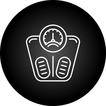 Weight Scale Vector Icon