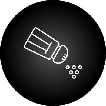 Salt Vector Icon