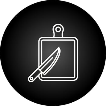 Cutting Board Vector Icon