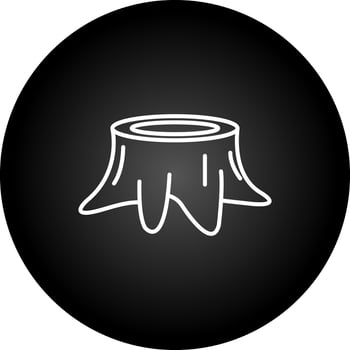 Stump Vector Icon
