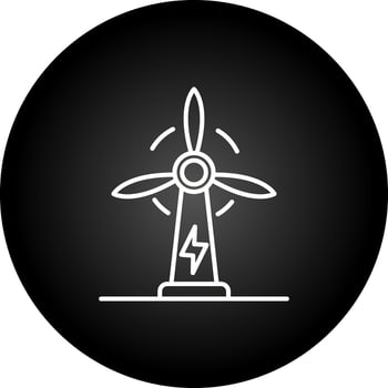 Wind Power Vector Icon