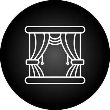 Stage Vector Icon