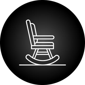 Rocking Chair Vector Icon