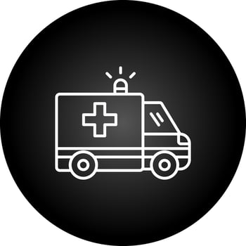 Ambulance Vector Icon